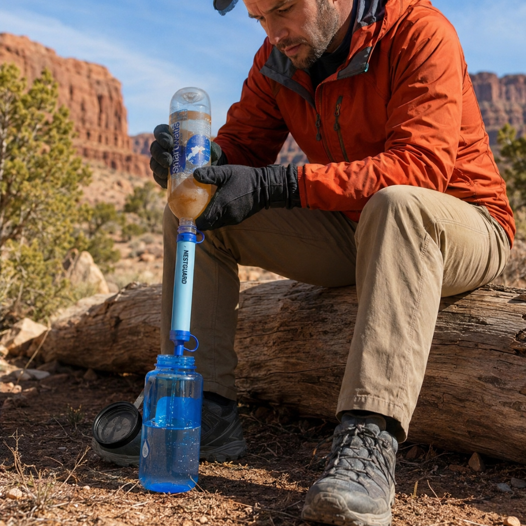 NestGuard™ Filtro de Agua de Emergencia