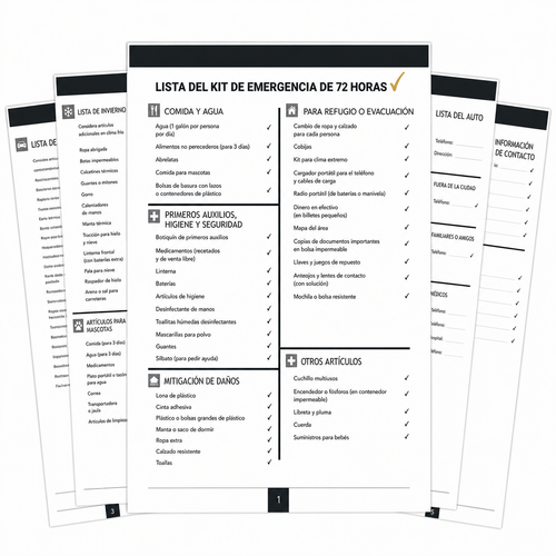 Guías y Cuaderno de Almacenamiento de Comida