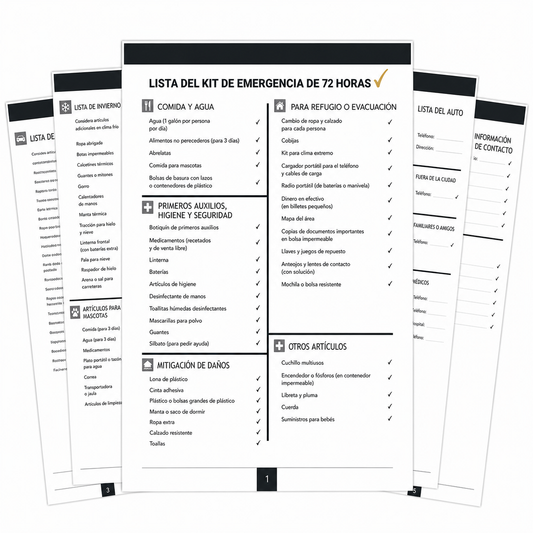 Guías y Cuaderno de Almacenamiento de Comida