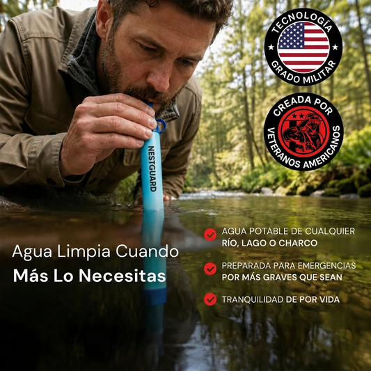 NestGuard™ Filtro de Agua de Emergencia